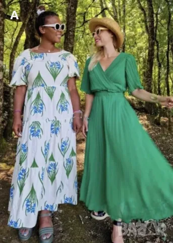 Миди плисирана рокля Zara