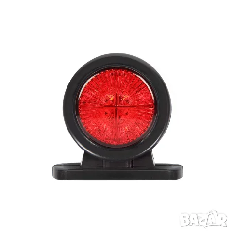 LED габарит рогче 8 LED 70 mm 24V червен