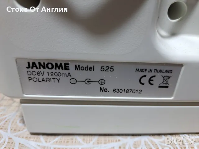 Шевна машина - Janome 525, снимка 5 - Друго търговско оборудване - 49843323