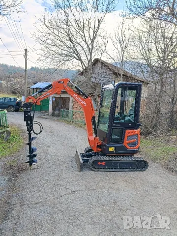 Услуги мини багер  2 тона и Тристранен самосвал!!!, снимка 2 - Индустриална техника - 47806938
