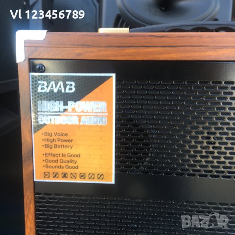 Парти караоке колонка 12" BMB OUTDOOR AUDIO, снимка 2 - Тонколони - 42134010