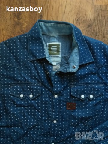 g-star rco cowboy opposing shirt - страхотна мъжка риза КАТО НОВА, снимка 4 - Ризи - 34803862