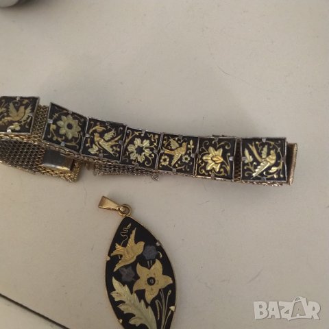 toledo damascene Оригинална ръчна изработка АРТ ДЕКО , снимка 3 - Гривни - 41723025