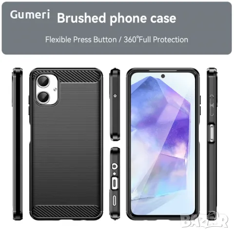 Samsung Galaxy A06  Противоударен Силиконов Гръб Карбон, снимка 5 - Калъфи, кейсове - 49749605