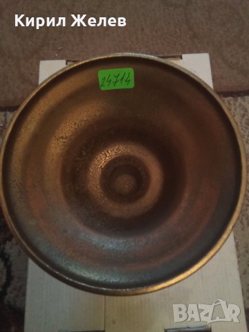 Свещник стар бронзов  24714, снимка 5 - Декорация за дома - 34036524