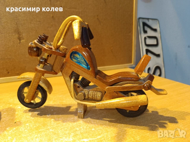 ръчно изработени мотори от дърво, снимка 3 - Декорация за дома - 50458833