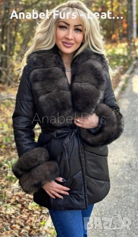 Дамски парки от естествен косъм, снимка 11 - Якета - 52314621