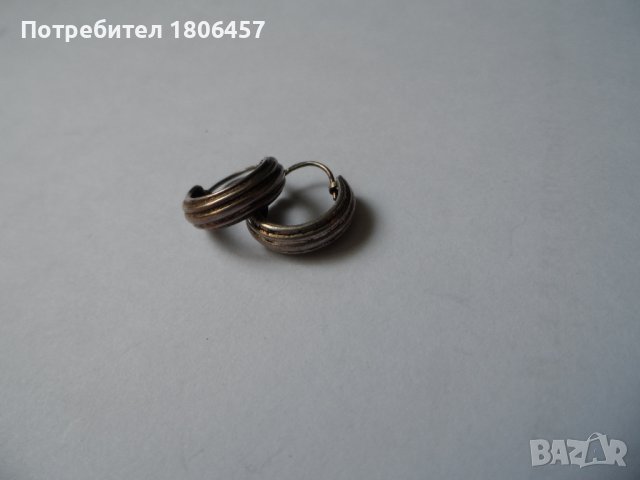 сребърни обеци А, снимка 6 - Обеци - 42046937