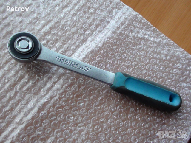 GEDORE BLAU - 1993 Z - MADE IN GERMANY - 1/2" ПРОФЕСИОНАЛНА Тресчотка / 48 зъба / 7,5° / 270 mm/GERM, снимка 5 - Гедорета - 44643473