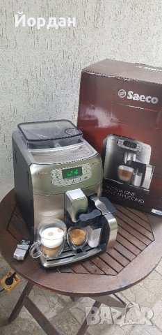 Каферобот Saeco Intelia EVO One Touch Cappuccino Inox. Обслужен изцяло, снимка 6 - Кафемашини - 42180849