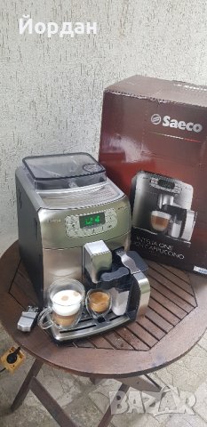 Каферобот Saeco Intelia EVO One Touch Cappuccino Inox. Обслужен изцяло, снимка 6 - Кафемашини - 42180849