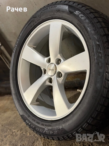 Алуминиеви Джанти VW AUDI MERCEDES - 18 цола със зимни гуми 5х112, снимка 4 - Гуми и джанти - 53037625