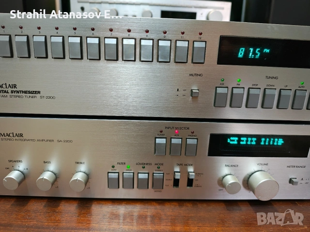 Maclair SA-2200/ST2200-(NAD)-Комплект , снимка 5 - Ресийвъри, усилватели, смесителни пултове - 42957567