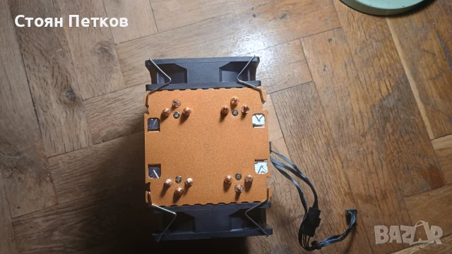 Въздушно охлаждане за процесор с 6 медни тръби двойна кула, dual tower и 3 вентилатора., снимка 4 - Други - 51208334