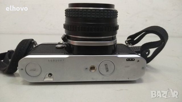 Фотоапарат Pentax ME с обектив SMC PENTAX-M 1:1.7 50mm, снимка 5 - Фотоапарати - 34533118