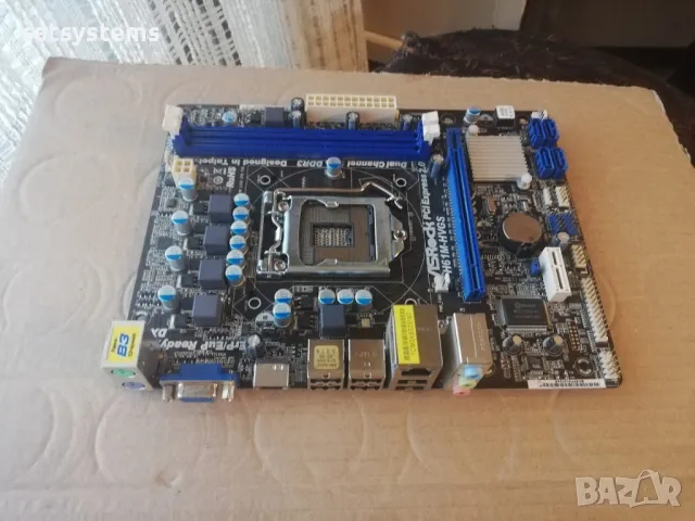 Дънна платка ASRock H61M-HVGS Socket LGA1155 , снимка 2 - Дънни платки - 47981009