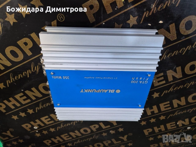 Комплект BLAUPUNKT бас каса + стъпало , снимка 3 - Ресийвъри, усилватели, смесителни пултове - 53387472