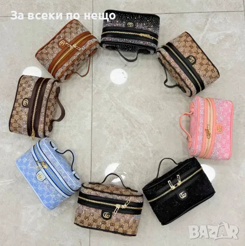 Gucci Дамска Чанта Тип Куфар С Кристали Гучи - Различни Цветове Код SEM-106