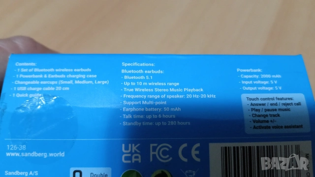 Блутут слушалки, снимка 8 - Bluetooth слушалки - 53851611