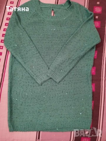 Дамска зелена блуза, М