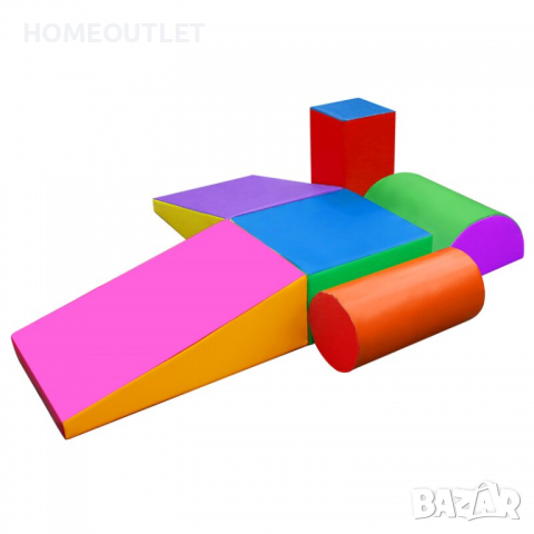 Безопасен мек комплект форми за игра за бебе от 6 части xf1805302x, снимка 2 - Други - 36337854