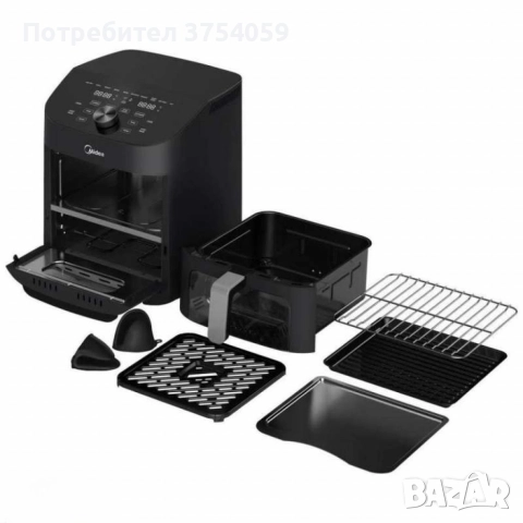 Еър Фрайър 2 в 1 - 11L - Midea , снимка 4 - Фритюрници - 52620500