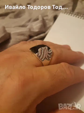 Уникален сребърен пръстен ръчна изработка , снимка 10 - Пръстени - 47857456