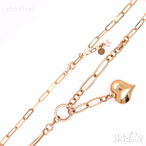 Златно колие 9,83гр. 45,5см. 14кр. проба:585 модел:36895-3, снимка 2 - Колиета, медальони, синджири - 53355798