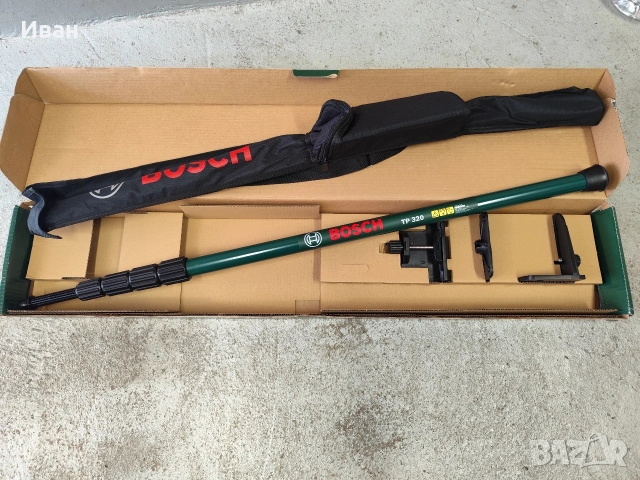 Телескопичен статив Bosch TP 320, 10-320 см, снимка 5 - Други инструменти - 53749800