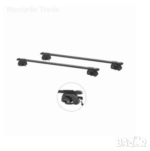 Напречни греди Mercado Trade, Багажник с ключ, 120см, До 75кг