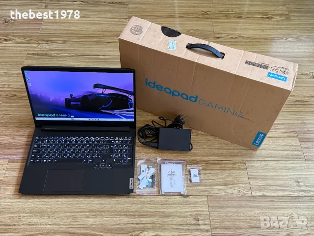 15.6 Lenovo Gaming`Ryzen 5600H/GTX 1650/16GB RAM/512GB SSD/Full HD IPS/Бат 8ч