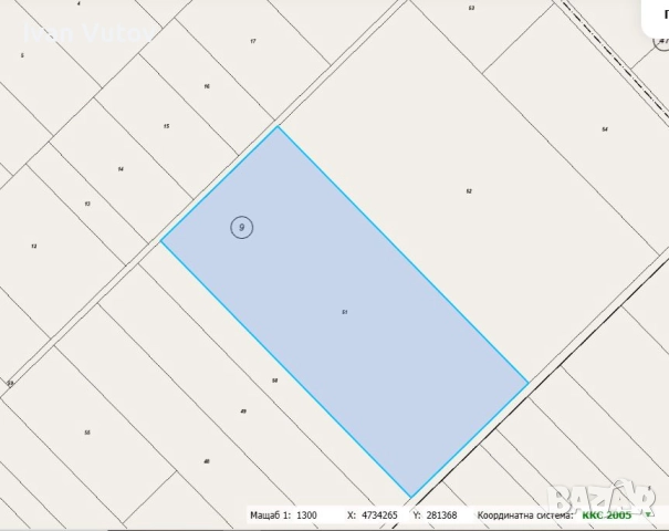 Продавам 4333 кв.м от обработваема земеделска земя в с. Садовец, област Перник, снимка 2 - Земеделска земя - 51465817