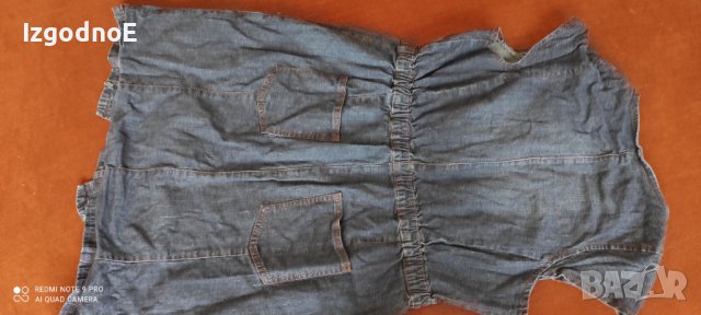 Л/ХЛ страхотна дънкова рокля , снимка 2 - Рокли - 41594330