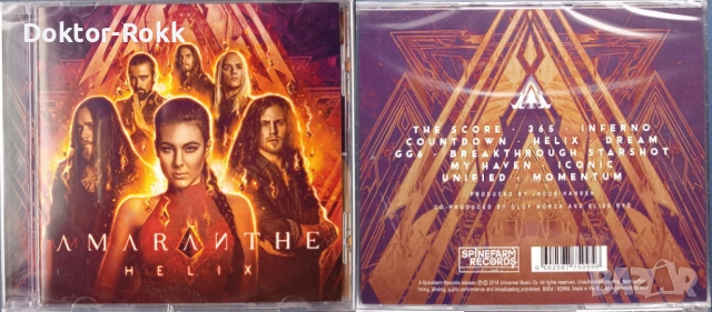 Amaranthe + Angelzoom - CD - оригинални дискове, снимка 2 - CD дискове - 52943107