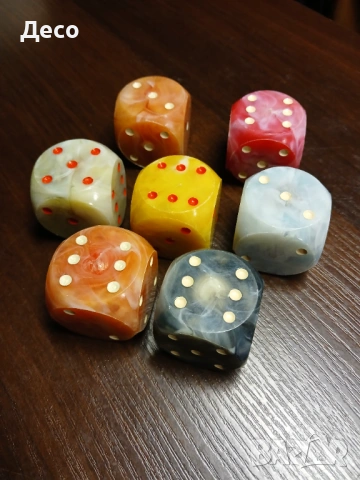 Стари големи зарове за колекцията., снимка 2 - Други ценни предмети - 53295073