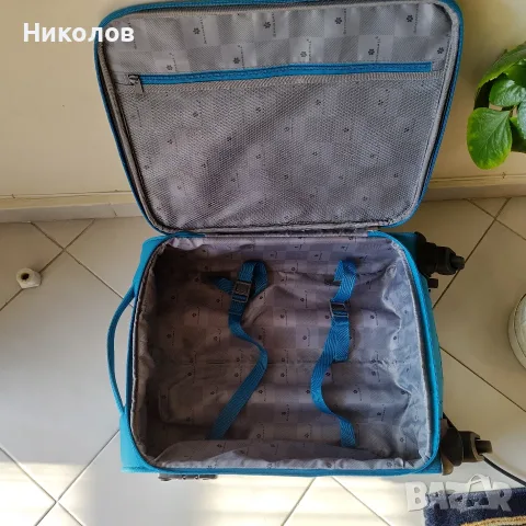 Куфар 4бр Безшумни колелца "олекотен 1,9кг" SnowbaLL "47/35/20см"  "15"!+Доставка!€, снимка 9 - Куфари - 56153612