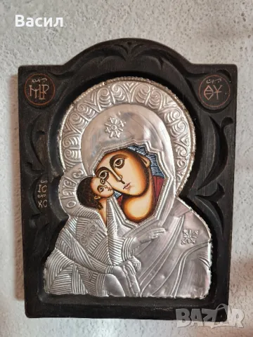 Икона Богородица , снимка 3 - Икони - 49375235