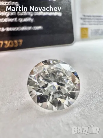 Диамант 4 карата,мойсанит, за бижу и подарък