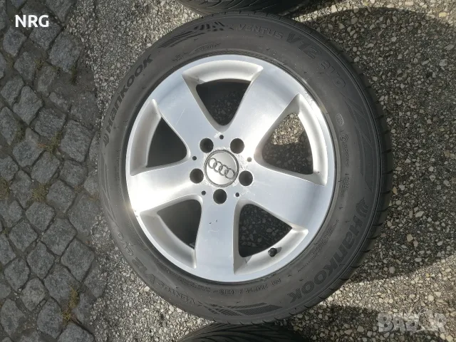 Алиминиеви Джанти 16 цола 5x112 Mercedes Audi+Гуми Hankook 225 50 16 , снимка 6 - Гуми и джанти - 56079790
