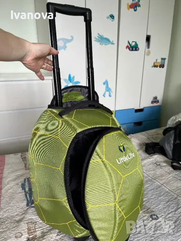 LittleLife Детски куфар, Костенурка, 20л, снимка 3 - Други - 50301389