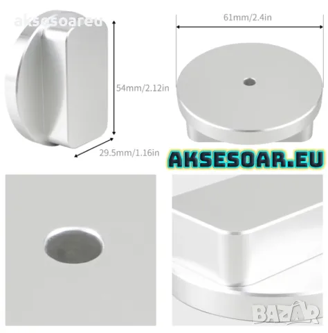 Здрава висококачествена алуминиева подложка адаптер за крик и подемник за коли алуминиев тампон BMW, снимка 5 - Аксесоари и консумативи - 48041126