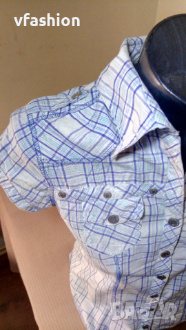 ДАМСКА КАРИРАНА РИЗА CLOCKHOUSE, снимка 3 - Ризи - 36275329