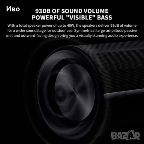 Чисто нова Bluetooth колонка Xiaomi ASM02G - Мощен звук в компактна форма!, снимка 8 - Bluetooth тонколони - 52432297