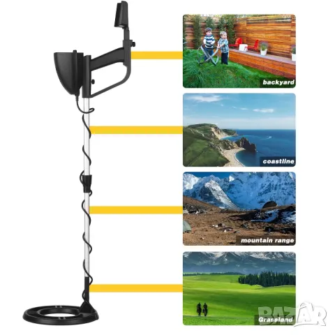 Металотърсач, Металдетектор, Водоустойчив, Метал детектор, златотърсач, Garrett, за злато, сребро, снимка 6 - Друга електроника - 49321790