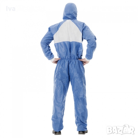 3M™ 4530 Защитен гащеризон син Protective coveralls type 5/6 XXL, снимка 2 - Селскостопанска техника - 36076905