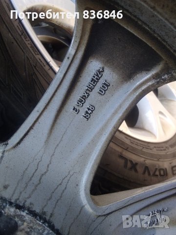 джанти с гуми 19цола БМВ Х5 9J X 19 ET 48 5X120 централен отвор 74.1 заедно с гумите , снимка 7 - Гуми и джанти - 41966327