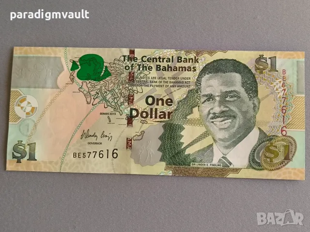 Банкнота - Бахами - 1 долар UNC | 2015г.