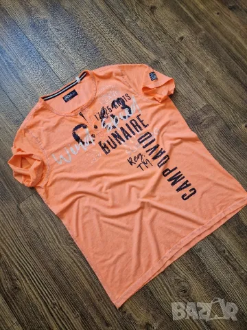 Страхотна мъжка тениска CAMP DAVID размер XL , снимка 2 - Тениски - 50093936