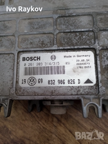 Компютър VW Golf 3 1.6i 1994г. 032906026D , 0261203314, снимка 2 - Части - 53727263