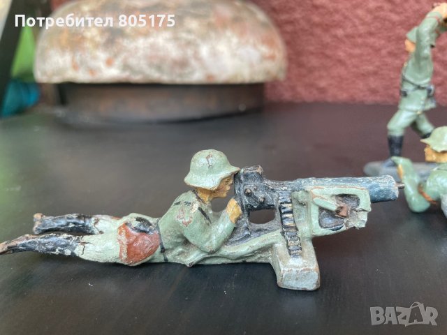 Стари фигурки войници от 30-те год на миналия век Elastolin Lineol, снимка 3 - Колекции - 41564332